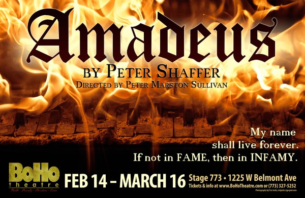 Amadeus Poster: BoHo Theatre