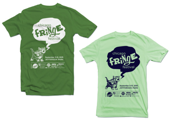 Chicago Fringe Festival 2015 Volunteer and Staff T-shirts