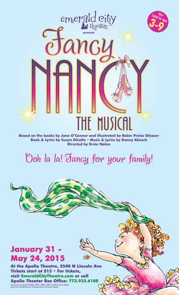 Fancy Nancy poster (Emerald City Theatre)