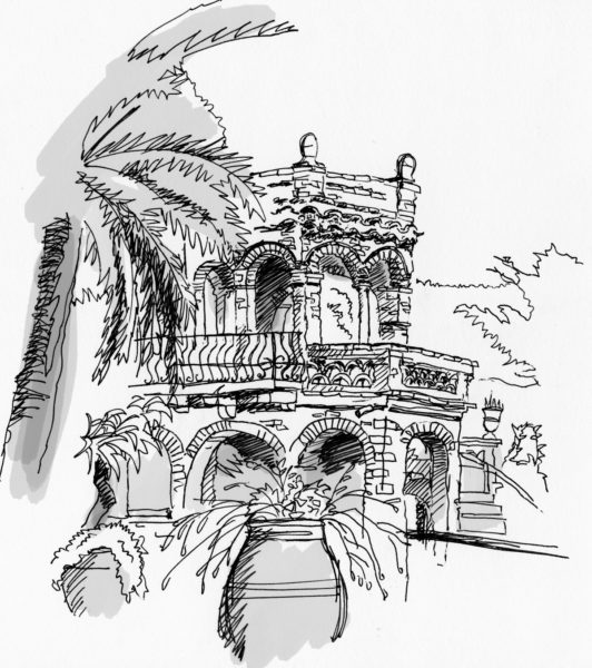 Sketch from Taormina, Italy